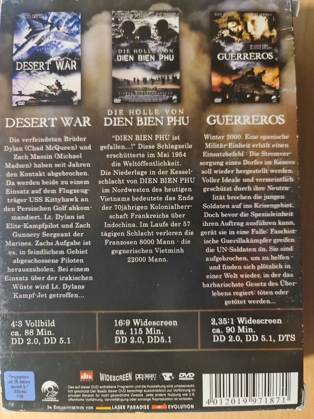 Tutti i DVDs: Brave soldiers Box – Usato da Dintikon venduto da Vexi 1