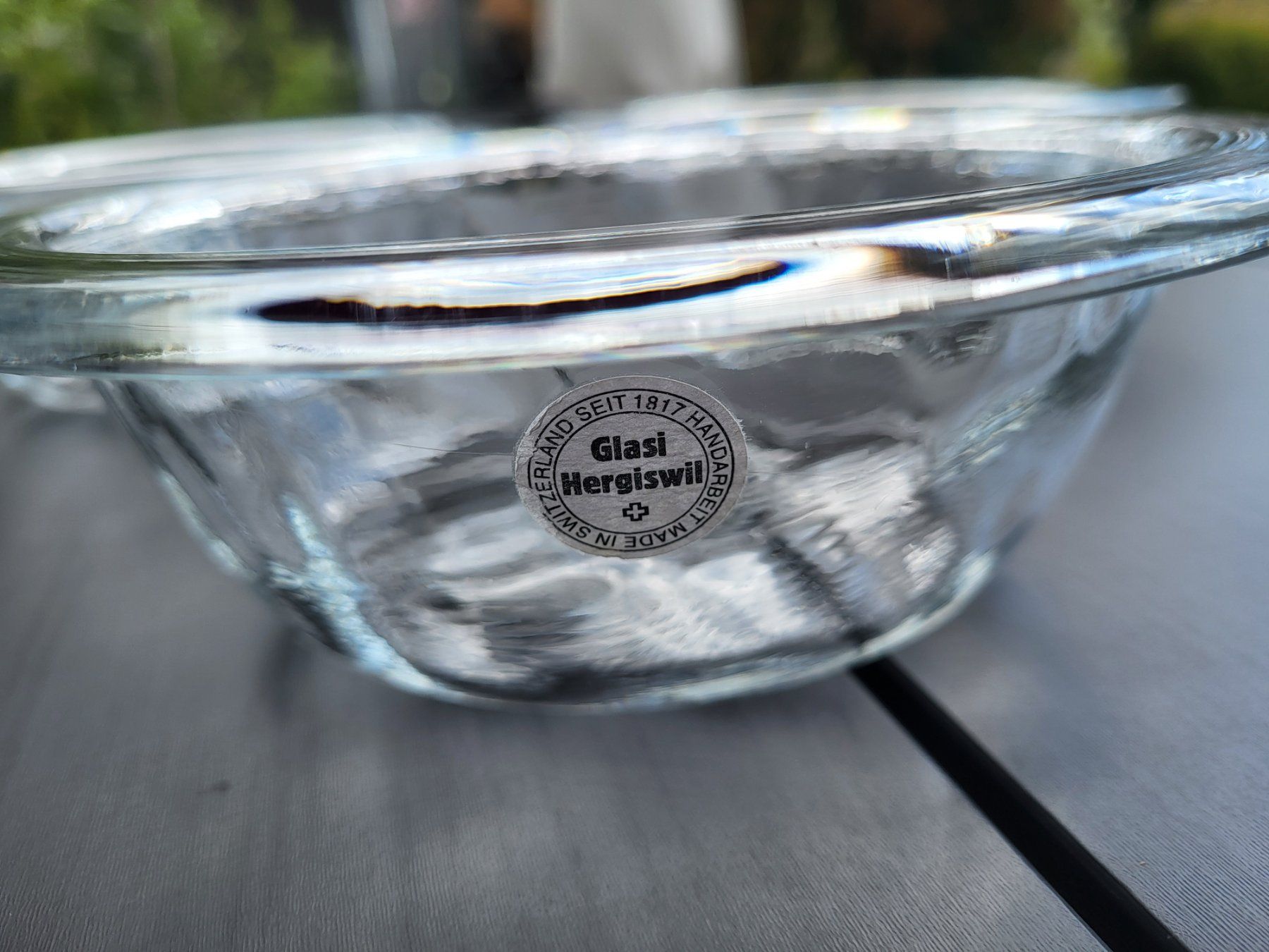 Glasi Hergiswil Coupes: 5 Anelli-Schalen Hergiswil – D'occasion à Guntershausen par Luzia62 2