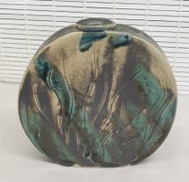 Keramik Vase Monogramm TS