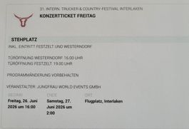 Konzertticket VOLXROX u. TRAUFFER