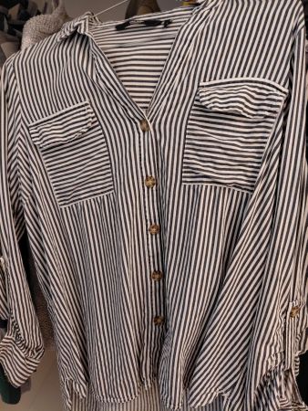 Vero Moda Umstandsmode Bluse, gestreift, Gr. M,