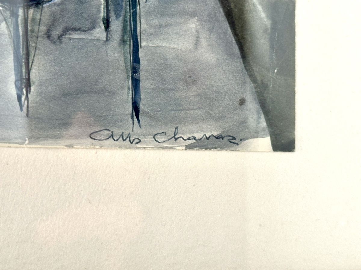 Dipinti: Belle aquarelle ALBERT CHAVAZ avec annotations manuscrites – Nuovo (secondo la descrizione) da Sion venduto da BricEnBroc 4