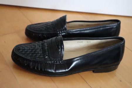 Herren Loafer / Mokkasins / Schuh, Bally, schwarz, Leder