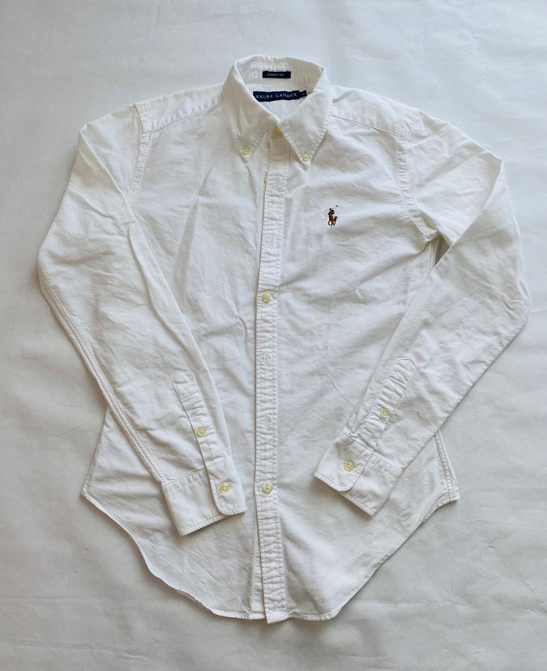 Ralph Lauren Camicette: Schickes weisses Ralph Lauren Hemd, Gr. 34 – Usato da Mellingen venduto da noencuentro 1