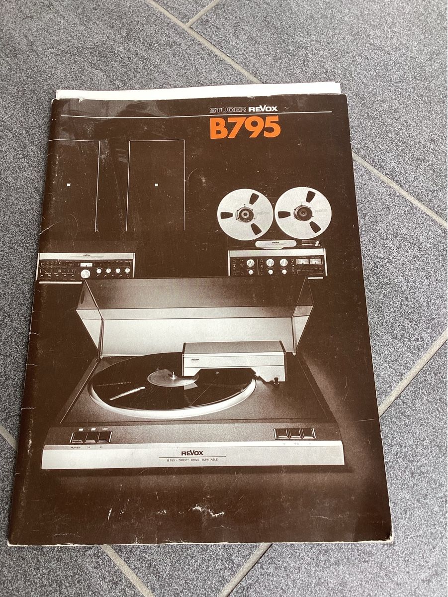 Revox Plattenspieler: Revox Plattenspieler B795 – Gebraucht aus Plons von Tschugi140 3