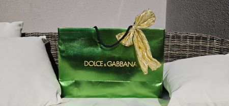 Dolce & Gabbana - Sac vert brillant