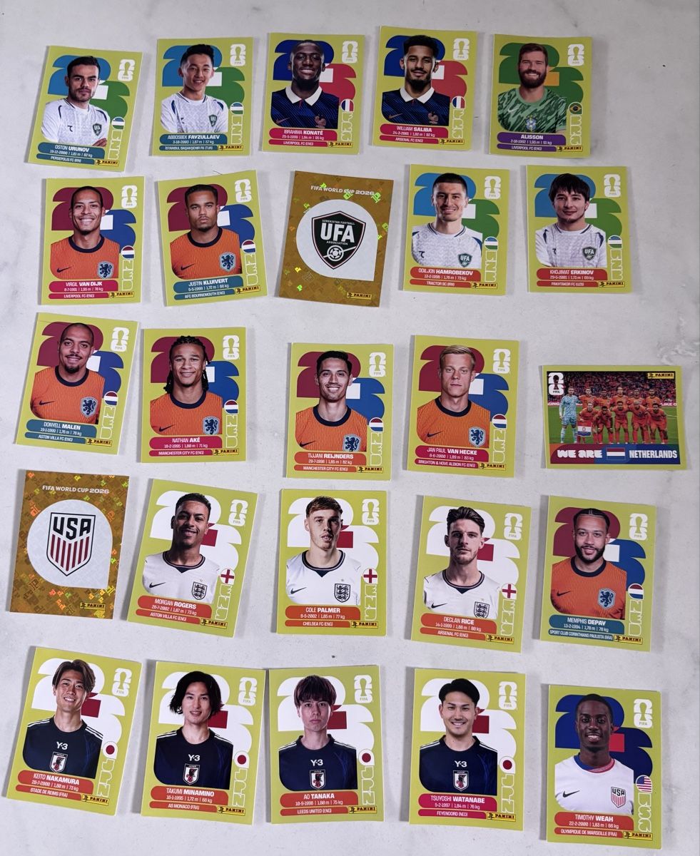 Panini Carte collezionabili: 25 Paninis – Usato da Belp venduto da Summer75