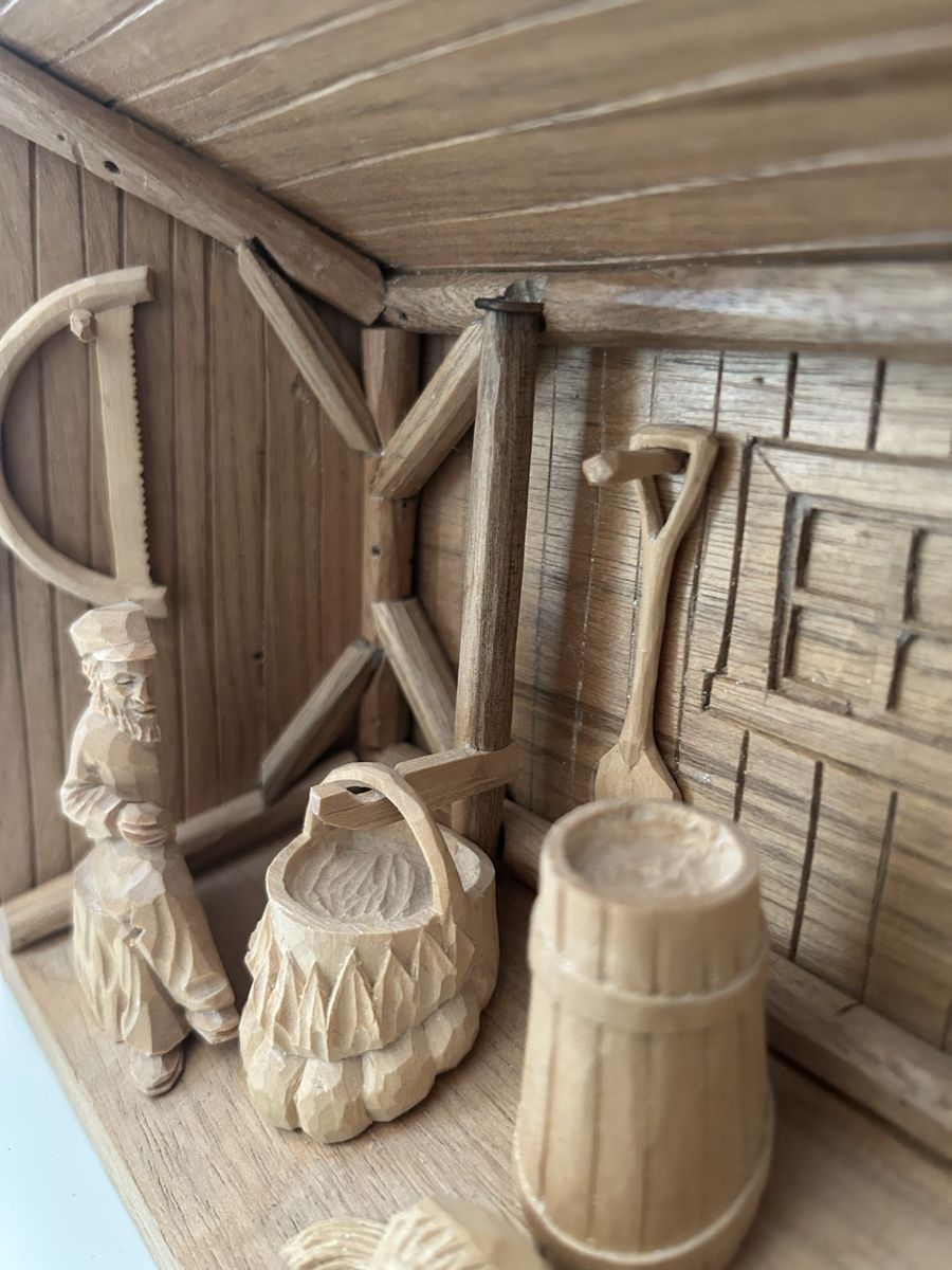 Poster & Bilder: 3D Holzbild geschnitzt  – Gebraucht aus Hochfelden von larson27 8
