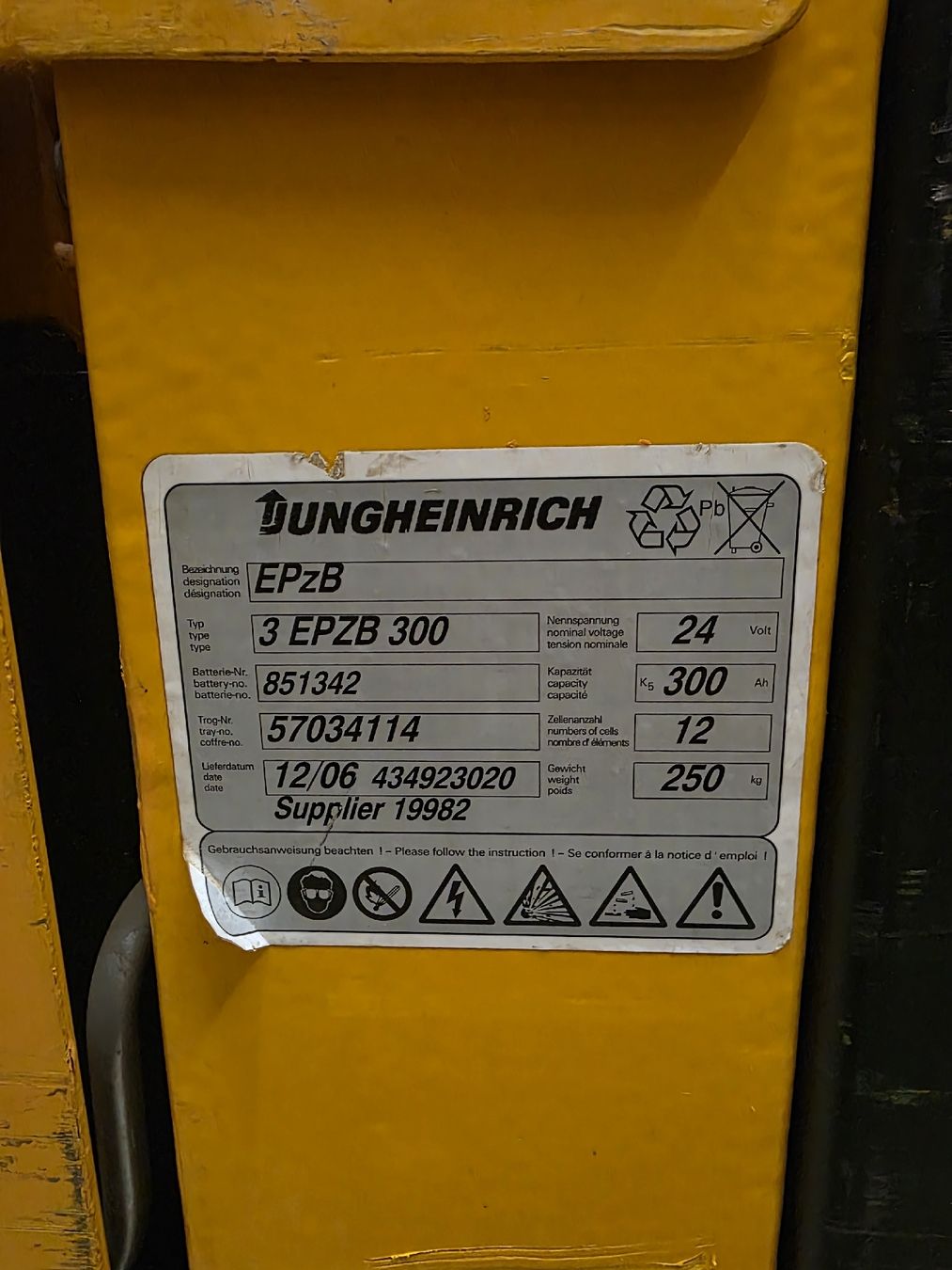 Jungheinrich Carrelli elevatori e a forche: Élévateur / Gerbeur électrique Jungheinrich – Usato da Le fuet venduto da Alan1414 4