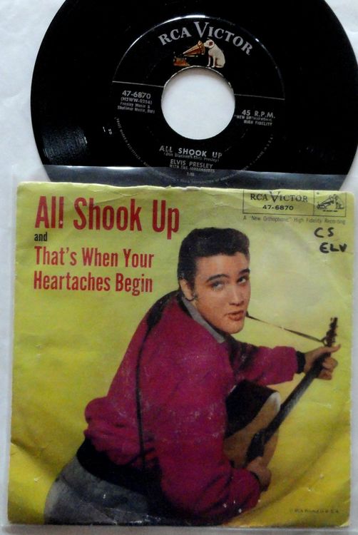 SI ELVIS PRESLEY all shook up RCA USA 1957 (Gebraucht) in Kesswil für ...