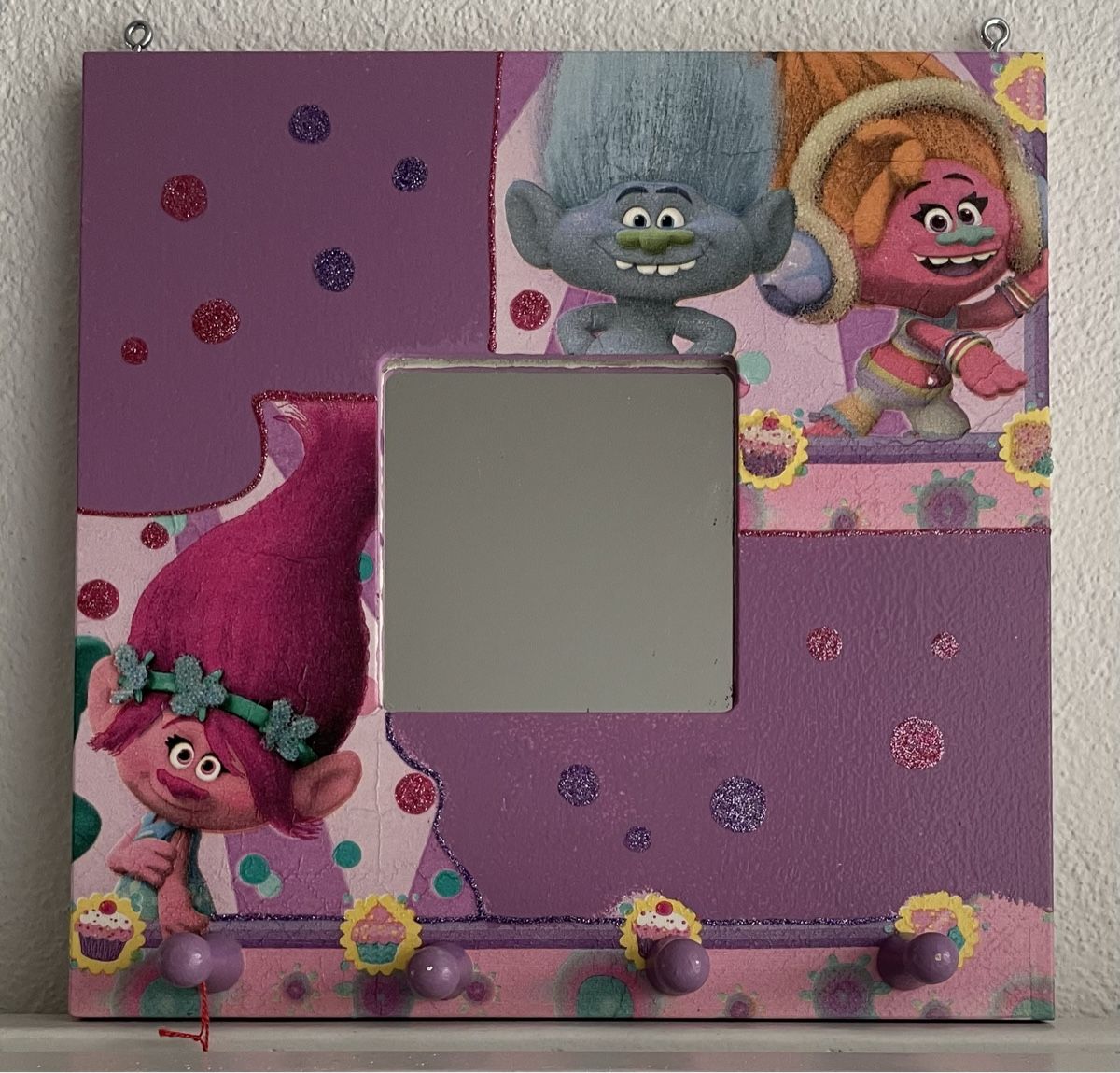 Garderobe: Kindergarderobe Schmuckhalter Trolls – Neu (gemäss Beschreibung) aus Root von erika78
