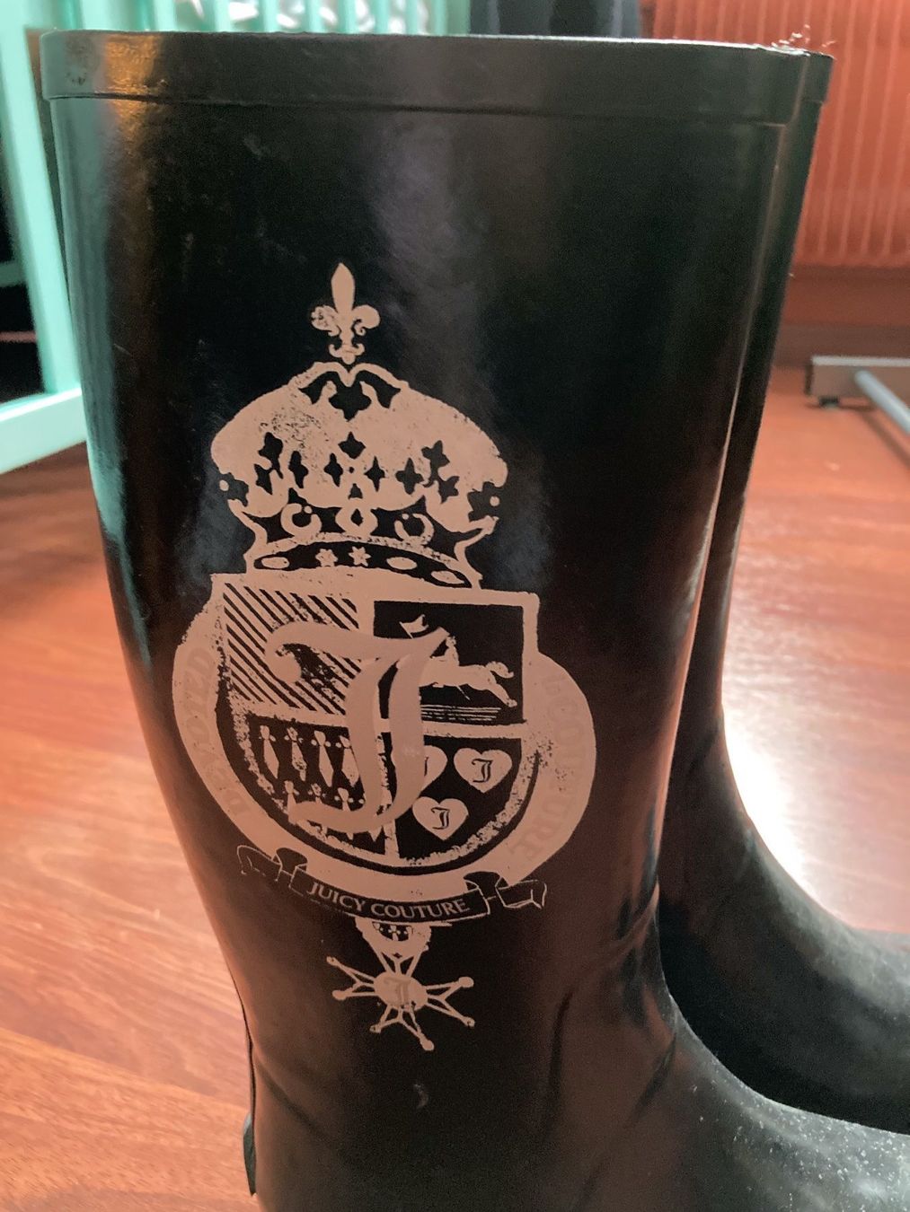 Juicy Couture Damenschuhe: Juicy Couture Gummistiefel neu – Neu (gemäss Beschreibung) aus Unterseen von amj_zz7j
