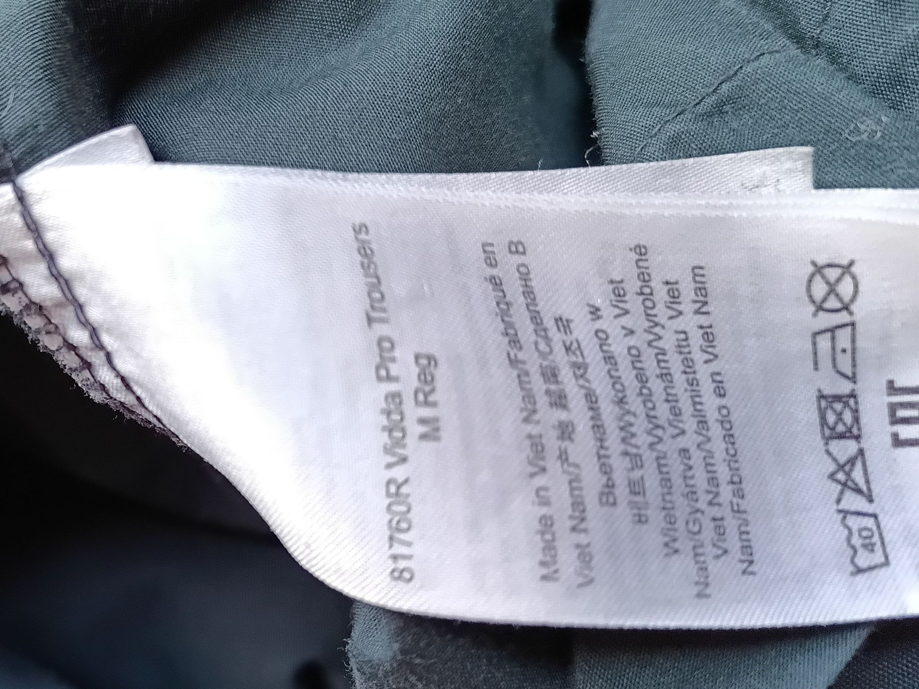 Fjällräven Pantaloni: Fjällräven Vidda Pro Trouser Gr 50 Regular – Usato da Schachen b.Herisau venduto da Biibli 3