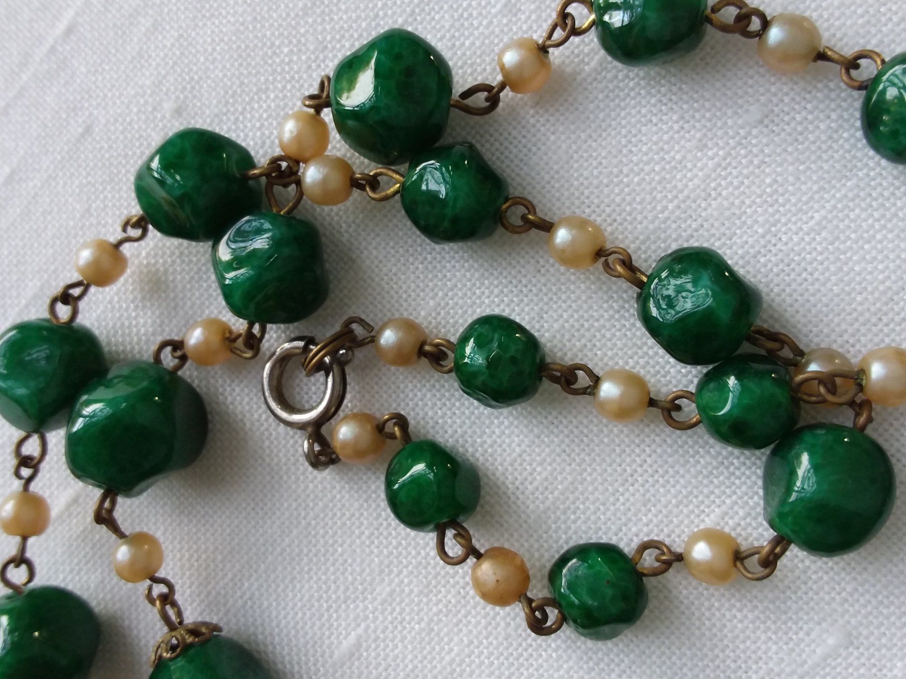 Ketten: Antike Glas Halskette Collier Tschechien ca 1930 – Gebraucht aus Zürich von philpip 5