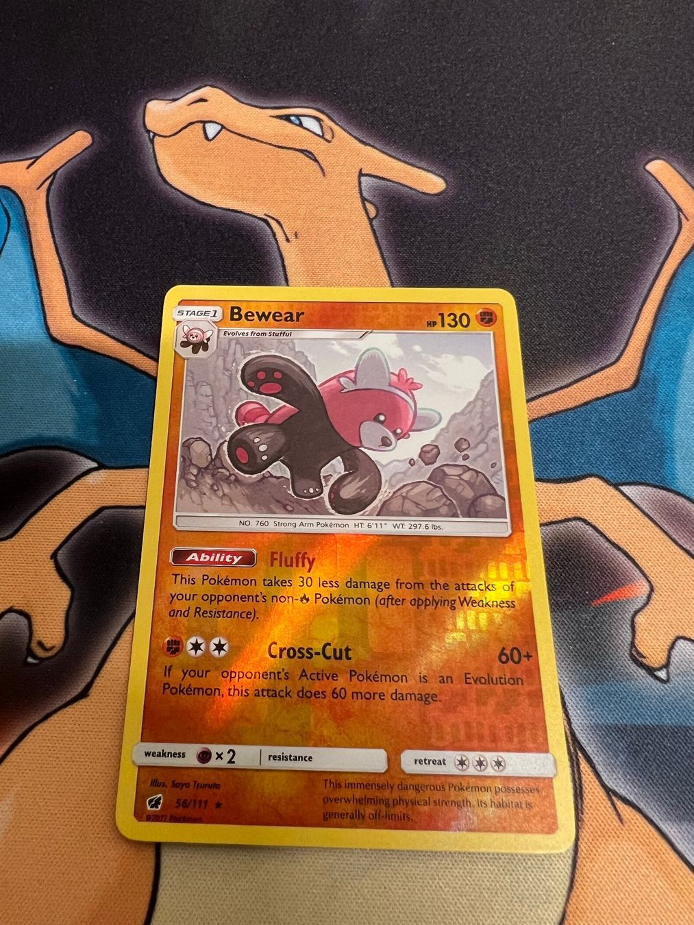 Pokémon Sammelbilder & Trading cards: Bewear (CIN 56) - Reverse Holo - Crimson Invasion – Neu (gemäss Beschreibung) aus Bülach von Pfrenzel