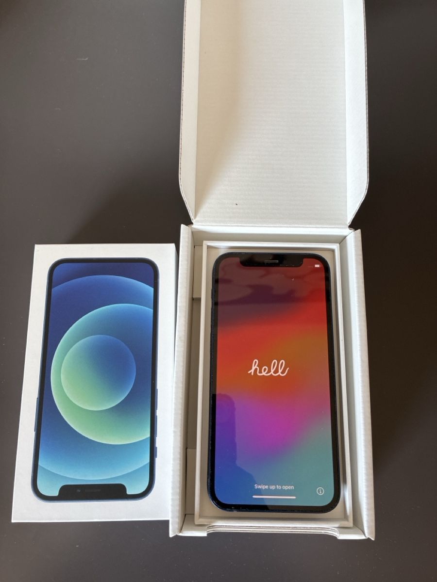 Apple Telefoni cellulari / Smartphones: Apple iPhone 12 mini 64 GB Blau mit Originalverpackung – Difettoso da Stein AG venduto da Blackberryy79