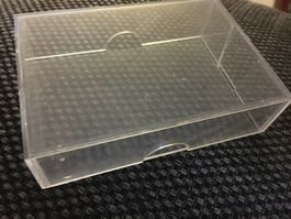 4 identische kleine BÖXLI (für Karteikarten,…) aus Plexiglas