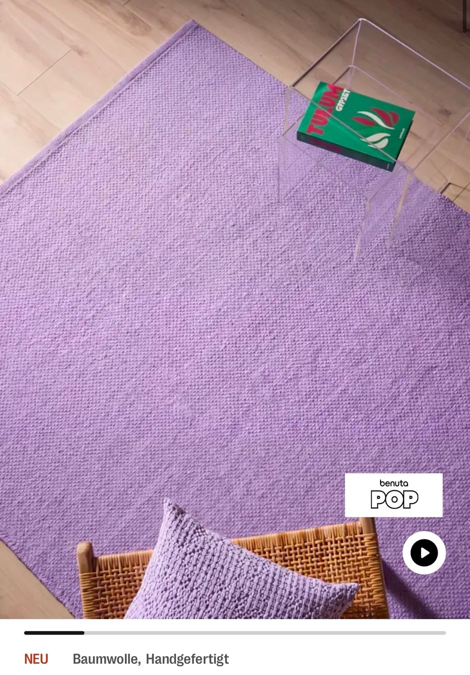 Teppiche: Teppich lila neu – Neu und originalverpackt aus Trun von silmen