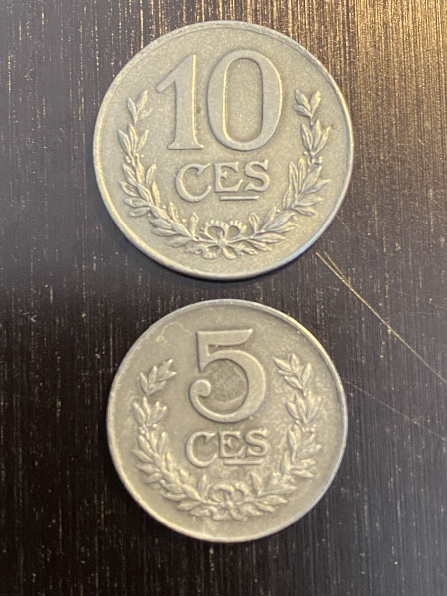 Tutti le monete: Luxembourg, RARE 5 & 10 centimes 1921 Fer – Usato da Corsier-sur-Vevey venduto da Ginoarturo