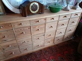 Schubladenstock Tanne antik