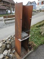Feuerstelle Gartengrill Cheminee rustikal Rost-Patina