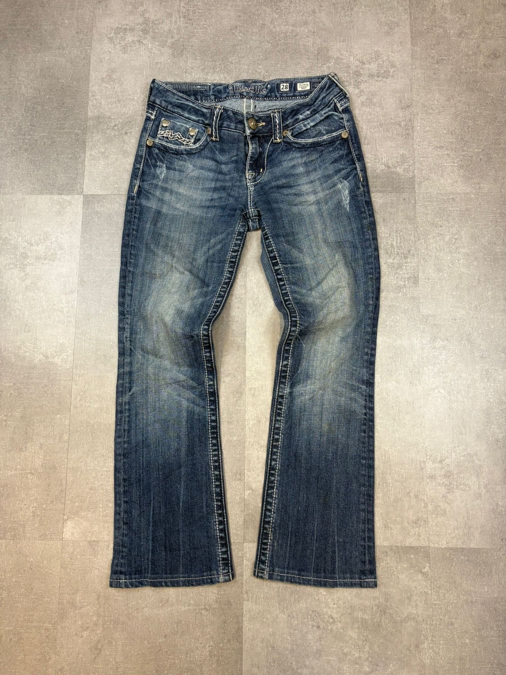Jeans: Miss Me Bootcut Jeans - Grösse M/28 – Nuovo (secondo la descrizione) da Werdenberg venduto da hase.vintage 1