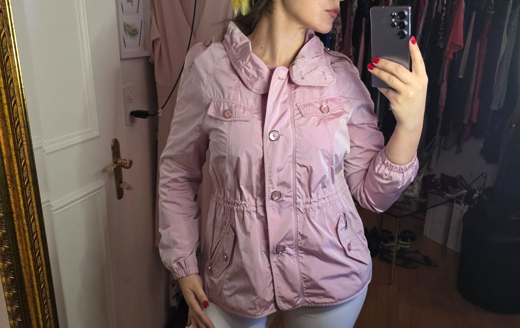 Basler Giacche: Basler Übergangsjacke, Gr. 40, rosa – Usato da Wald ZH venduto da CapLux 4