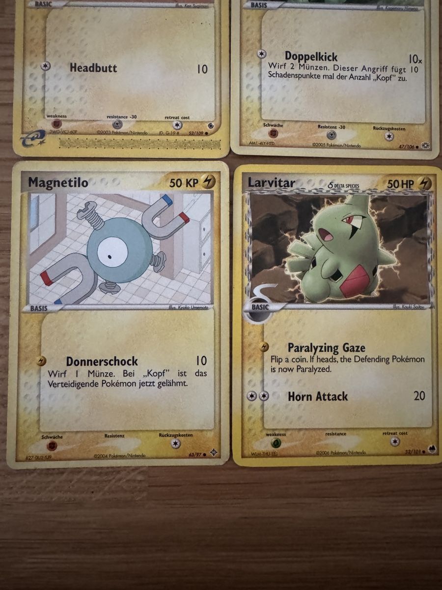 Pokémon Carte collezionabili: Pokémon Diverse Karten – Usato da Bern venduto da snikajot 2