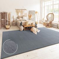 TOP PREIS!  Teppich Uni Antrazith NEU 160x220
