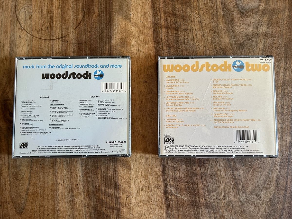 CD: Woodstock - 2 Doppel CDs - Set – Usato da Bern venduto da Carhead 1
