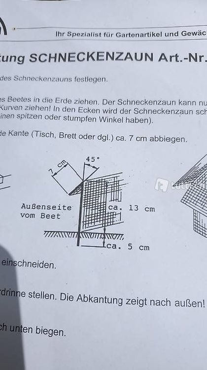 Schneckenzaun aus Drahtgeflecht Kaufen auf Ricardo