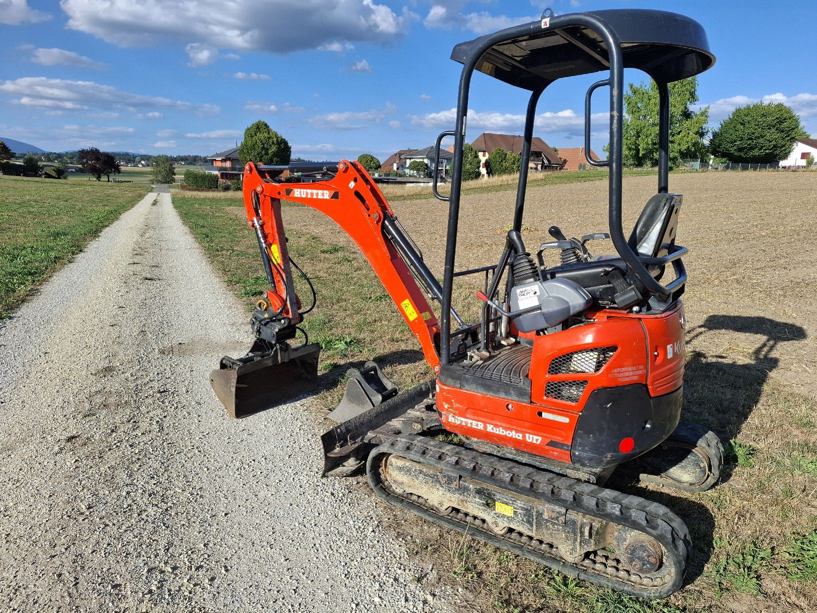 Kubota Excavateurs: Bagger Hutter Kubota U 17-3  – D'occasion à Höchstetten par Kimi17417 1