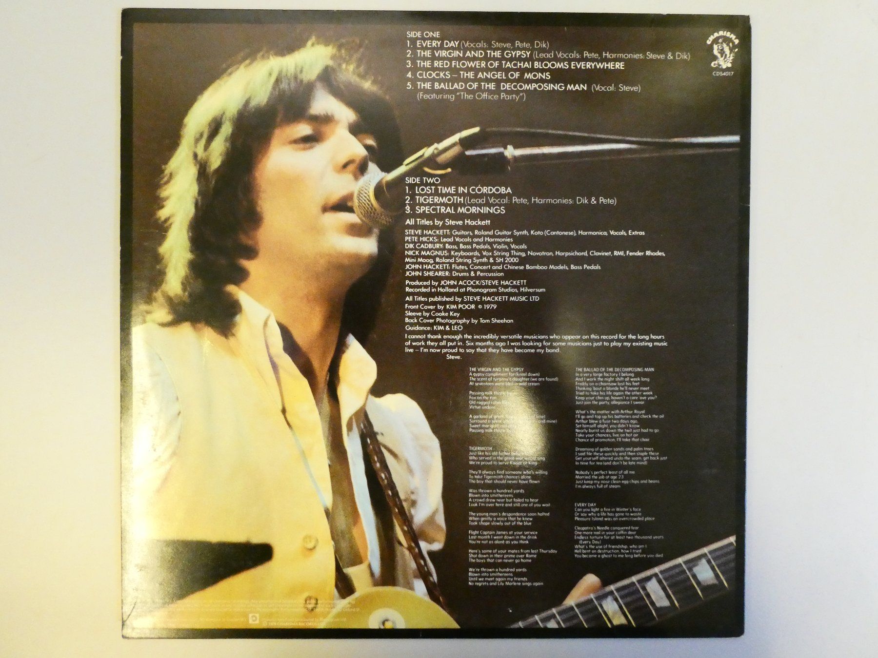 Dischi in vinile: LP "Steve Hackett - Spectral Mornings" (VG) – Usato da Münchenstein venduto da tsp01 1