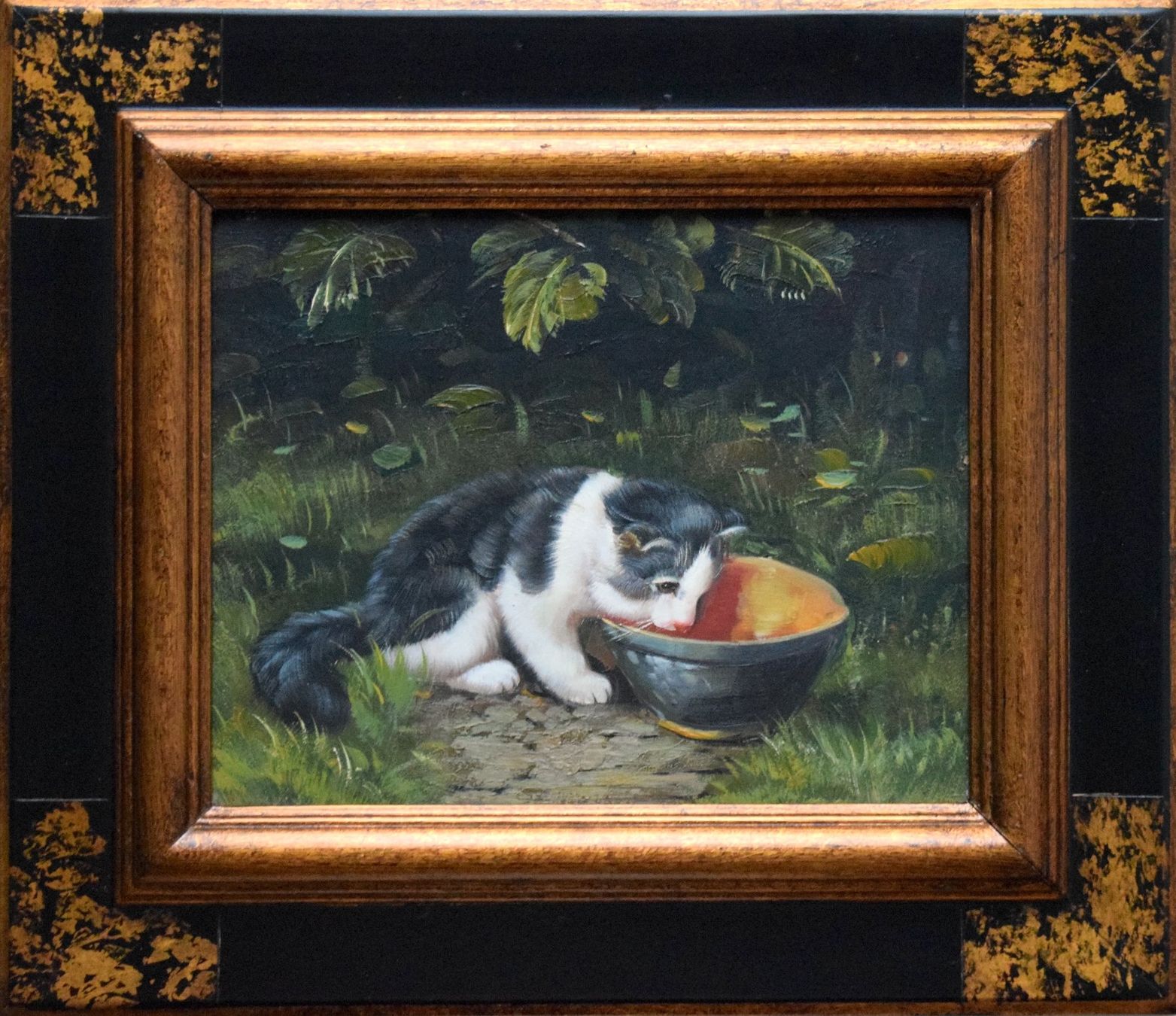 Dipinti: Tolles Ölgemälde Kätzchen Bauernmalerei Katze – Usato da Zürich venduto da Kunstvoll 1