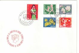 Pro Juventute Satz 1962 FDC