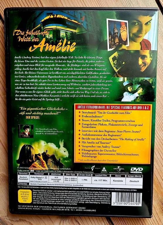 Tutti i DVDs: Die fabelhafte Welt der Amélie – Usato da Oberuzwil venduto da rtr_wp6m 3