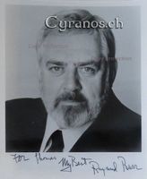 Raymond Burr (1917-1993) Schauspieler -Autogramm PERRY MASON