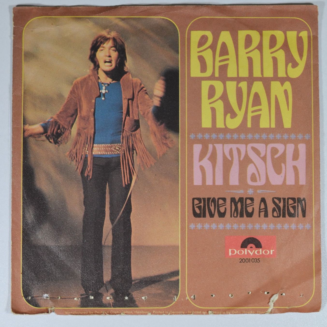 Dischi in vinile: Single: BARRY RYAN - Kitsch – Usato da Frenkendorf venduto da Yard-Sale-2000