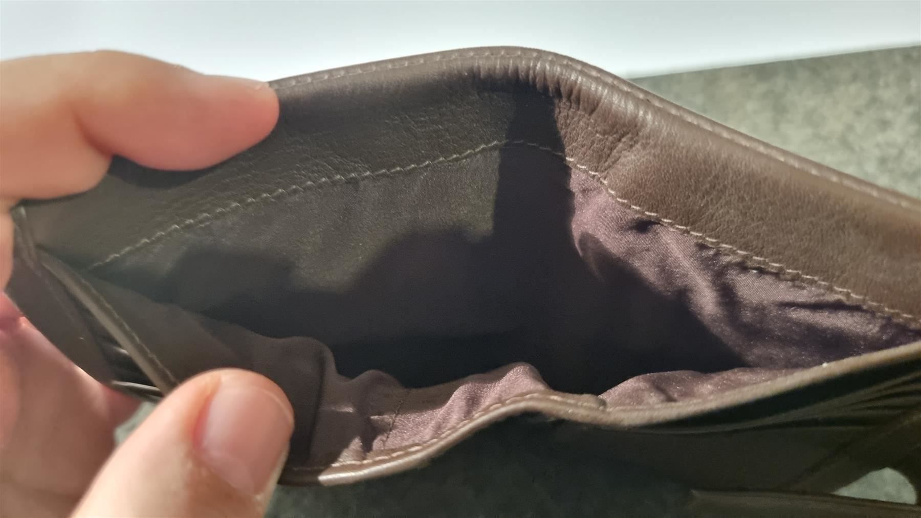 Brieftaschen: Portemonnaie Leder in braun – Neu (gemäss Beschreibung) aus Rebstein von James-Dean 3