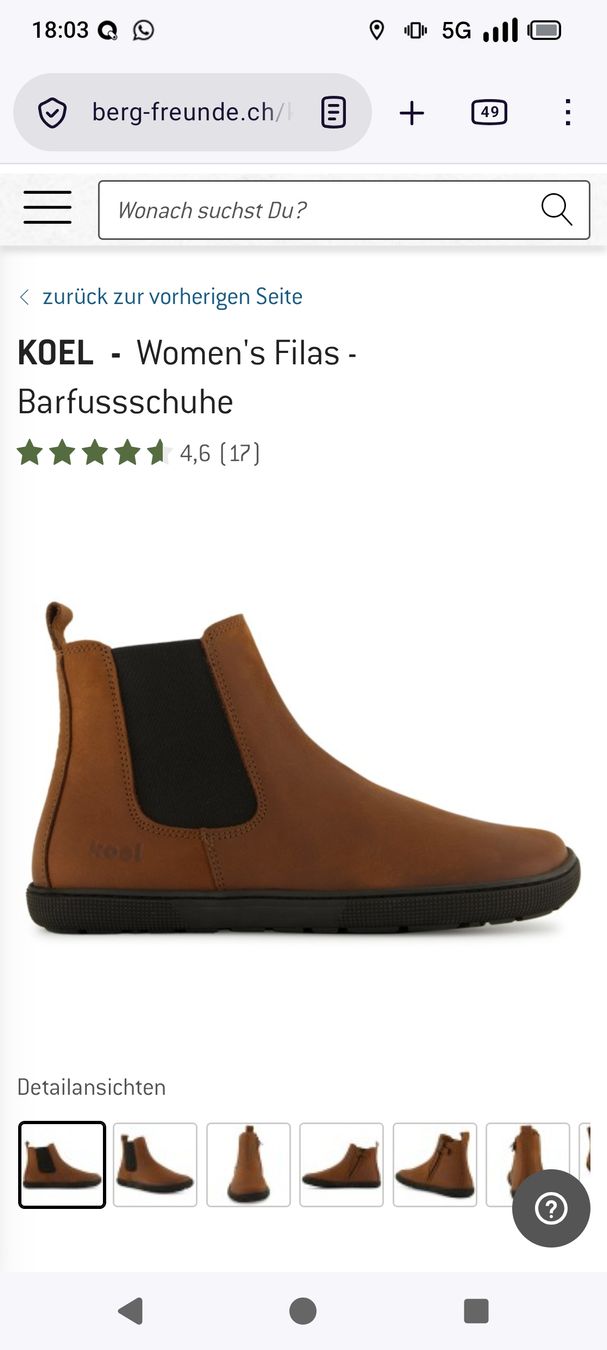 Chaussures femmes: Koel barfussschue 36 – D'occasion à Plan-les-Ouates par vanBullet