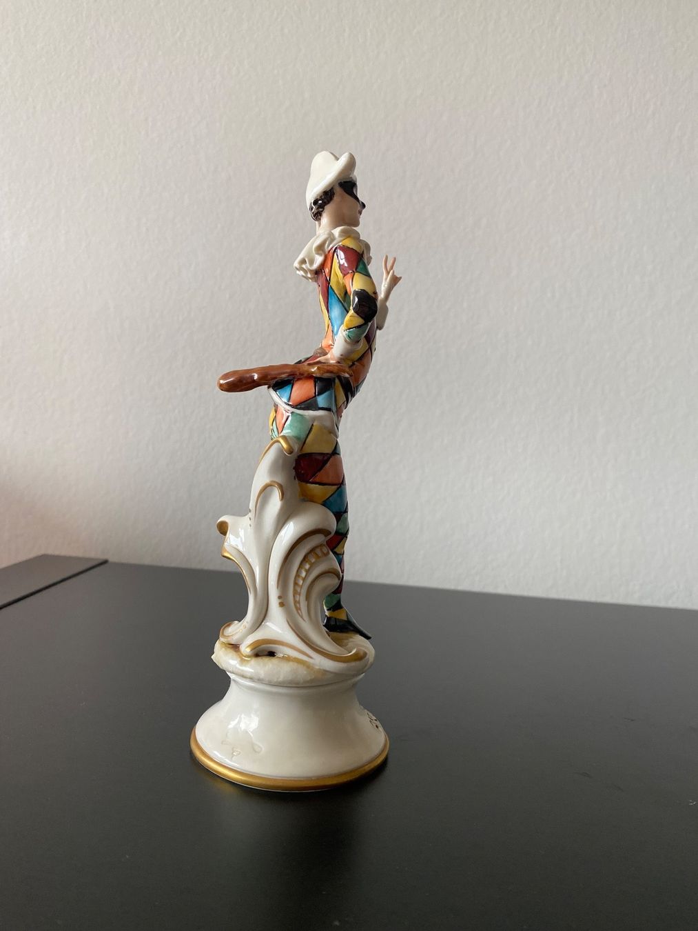 Statuette: Porzellan Figur Arlecchino – Usato da Luzern venduto da S.Kern01 1