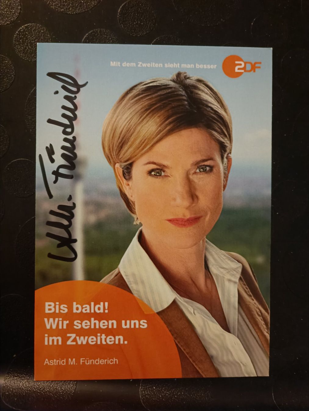 Autografi: Astrid M. Fünderlich - handsigniert - SOKO Stuttgart – Usato da Menziken venduto da Artographs