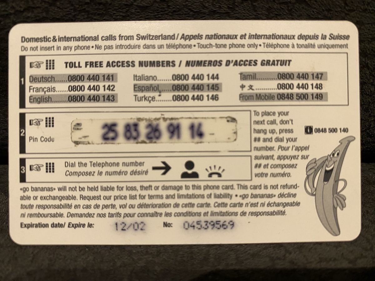 Schede telefoniche: Carte dos 1 – Usato da Lausanne venduto da babacard10 1