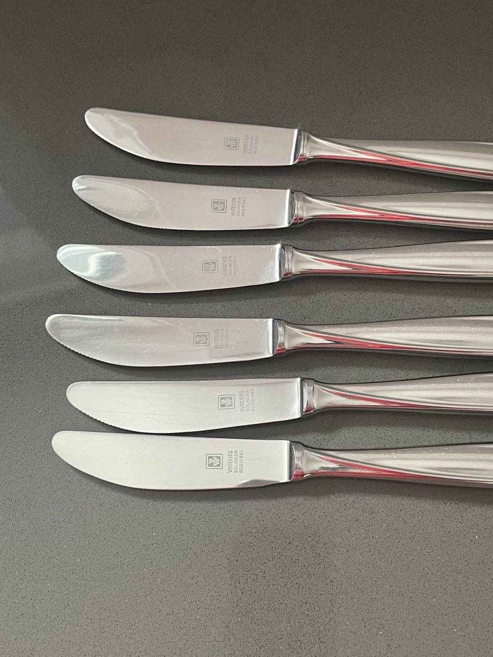 Küchenmesser: 6 Taffelmesser Solingen – Gebraucht aus Winkel von Kade50 1