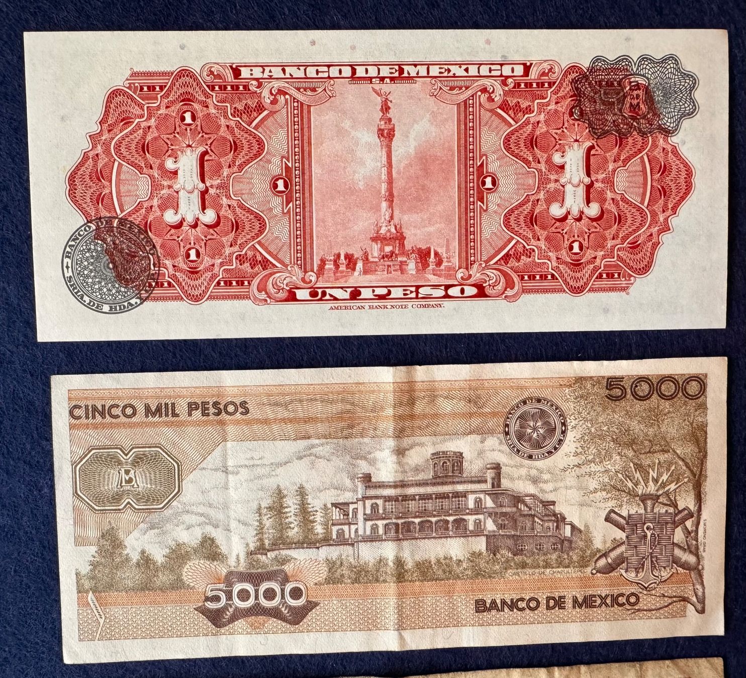 Banconote: 5 schöne Banknoten Mexico ab 1981 – Usato da Andwil SG venduto da Ariisa1234 6