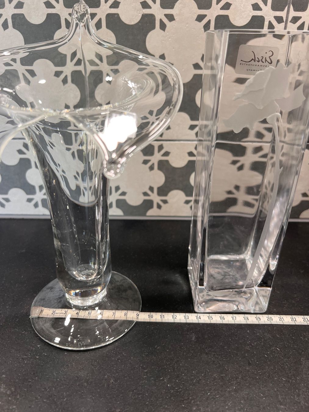 Vasi & Recipienti: 2 vases: IVV ITALY + EISCH GERMANY – Usato da Lausanne venduto da NYC67