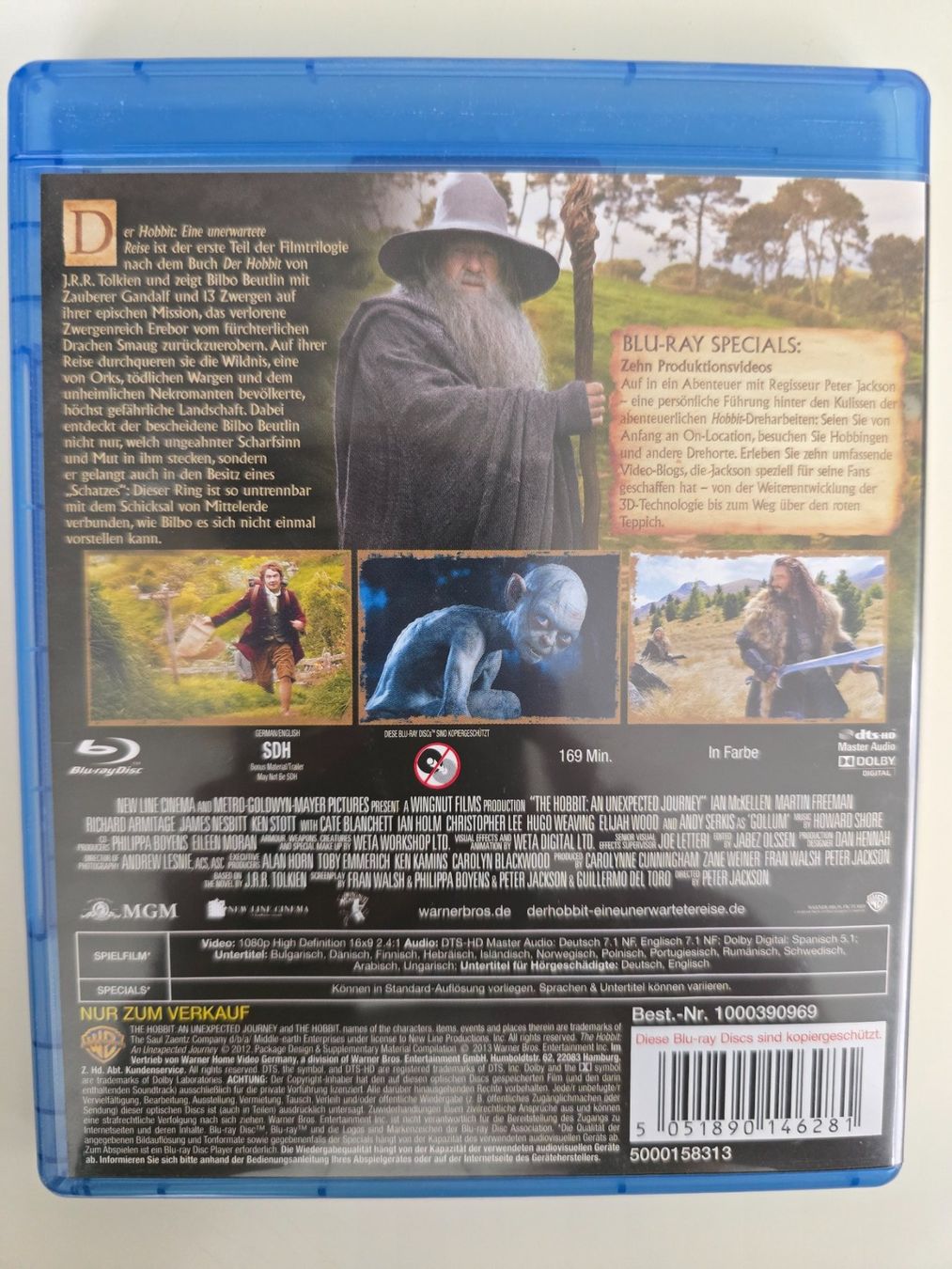Tutti i DVDs: DER HOBBIT - EINE UNERWARTETE REISE – Usato da Buchrain venduto da reloca 1