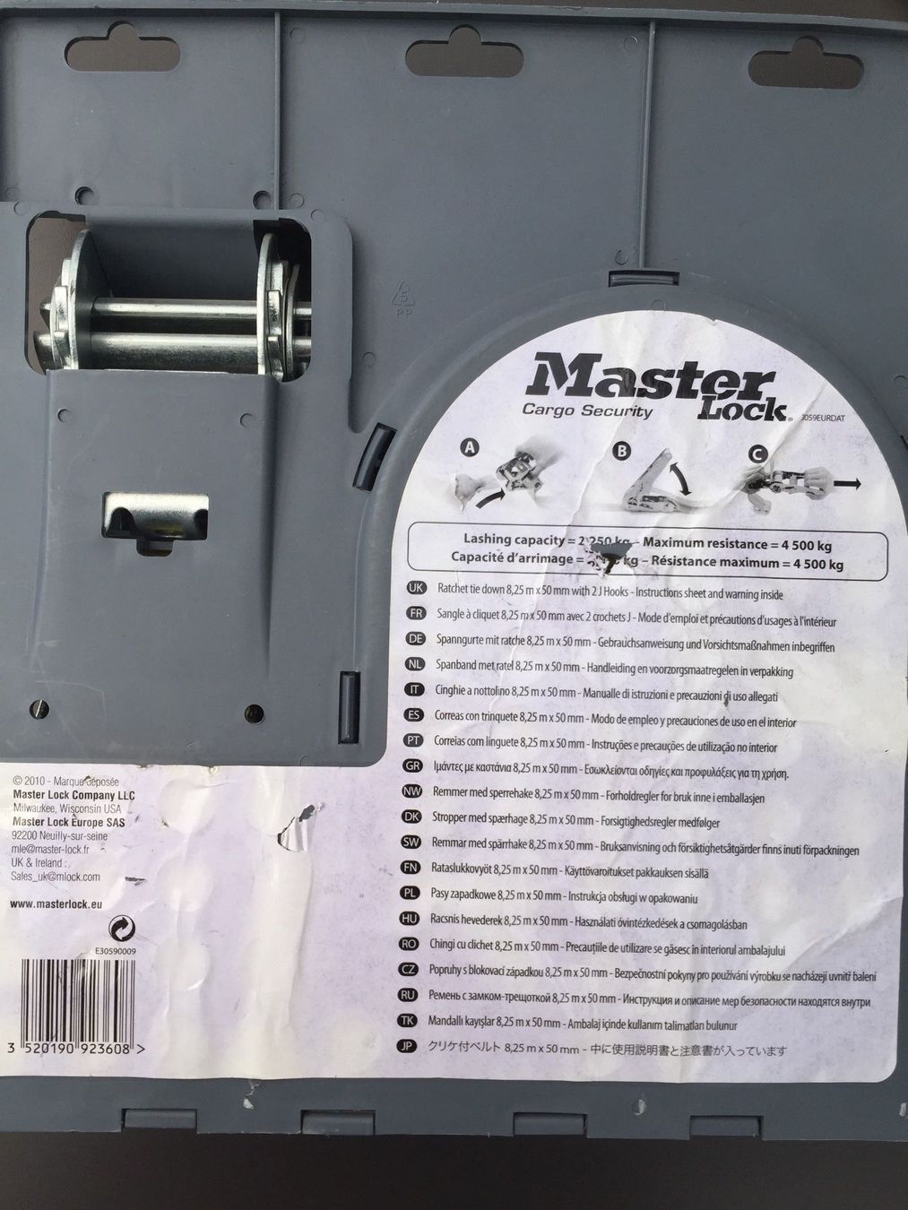 Tous les outils: Master Spannset 8.25m – Neuf avec emballage d'origine à Wettingen par stern910 1