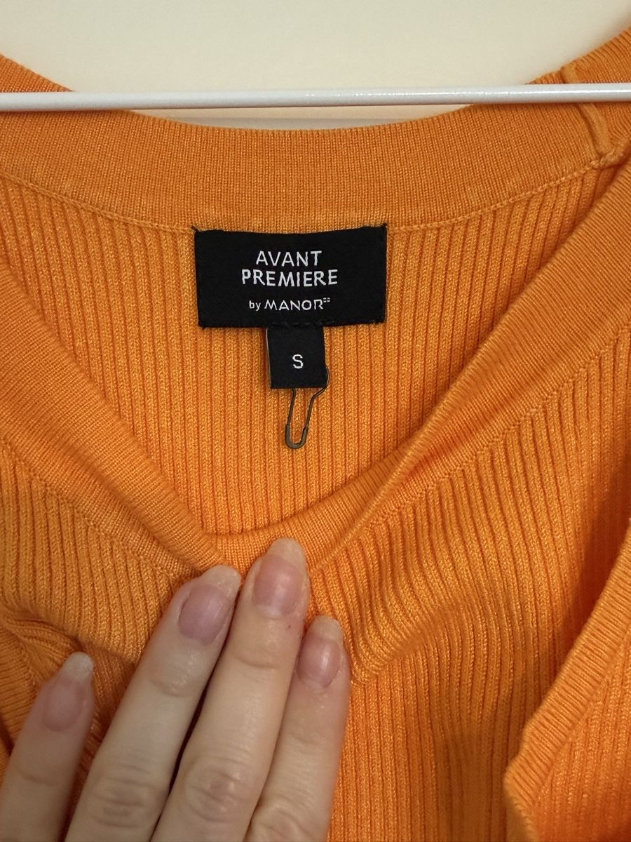Manor Top: Oranges Ripp-Tanktop (Manor, Gr. S) – Usato da Luzern venduto da vqu_8gks 2