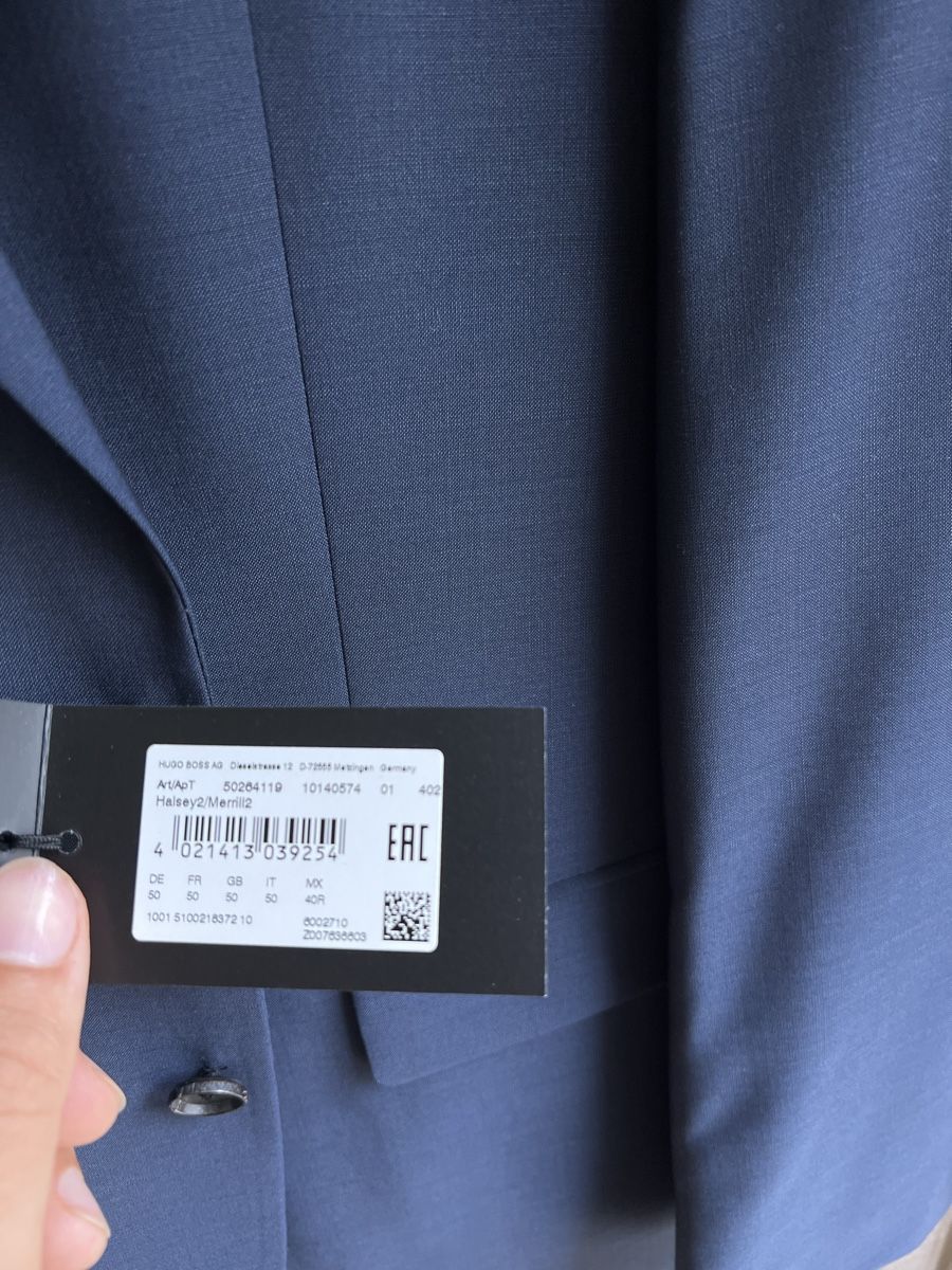 Hugo Boss Completi: Hugo Boss suit- anzug neu – Nuovo e nell'imballaggio originale da Corsier GE venduto da Karol_save_planet 6